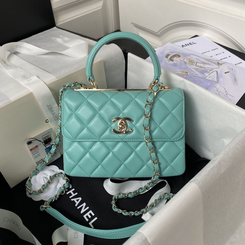 Ch**el top handle bags